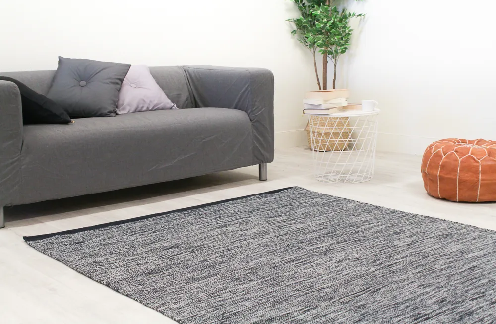 Rag rug - Slite (grey)