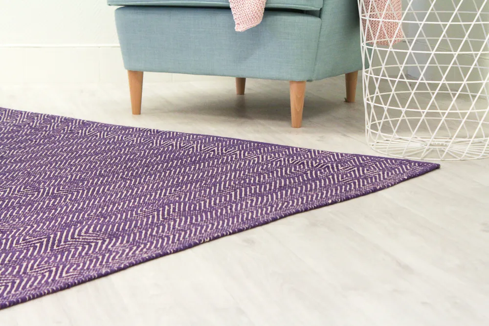Rag rug - Marina (purple)
