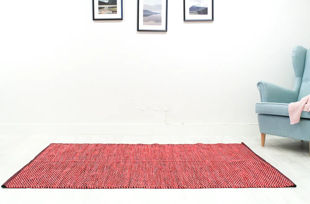 Rag rug - Tuva (red)