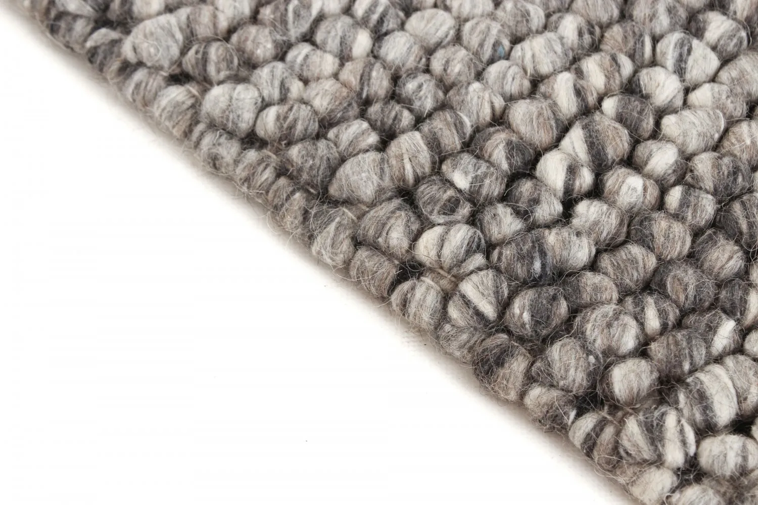 Round rug - Avafors Wool Bubble (grey)