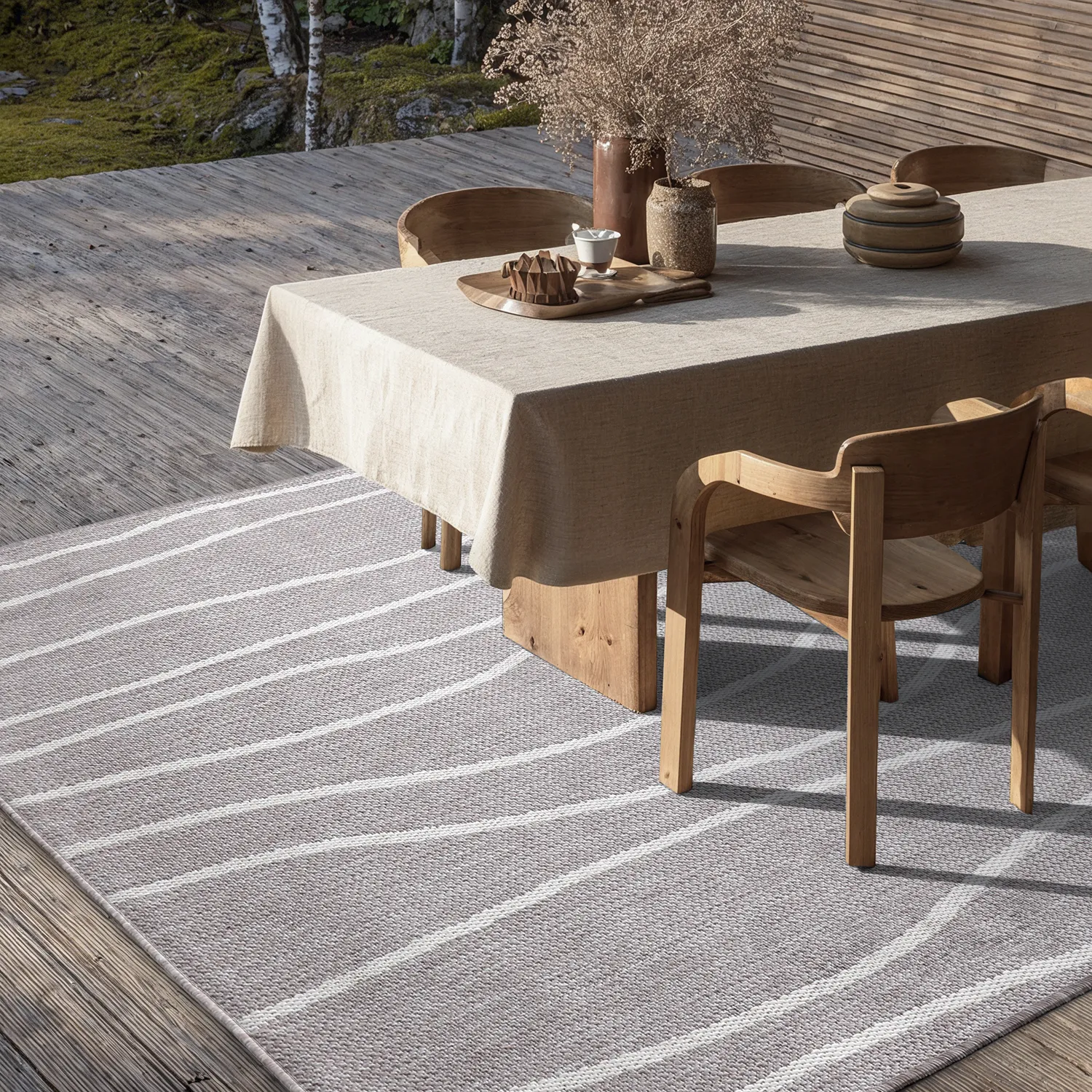 Indoor/Outdoor rug - Djerba (taupe)