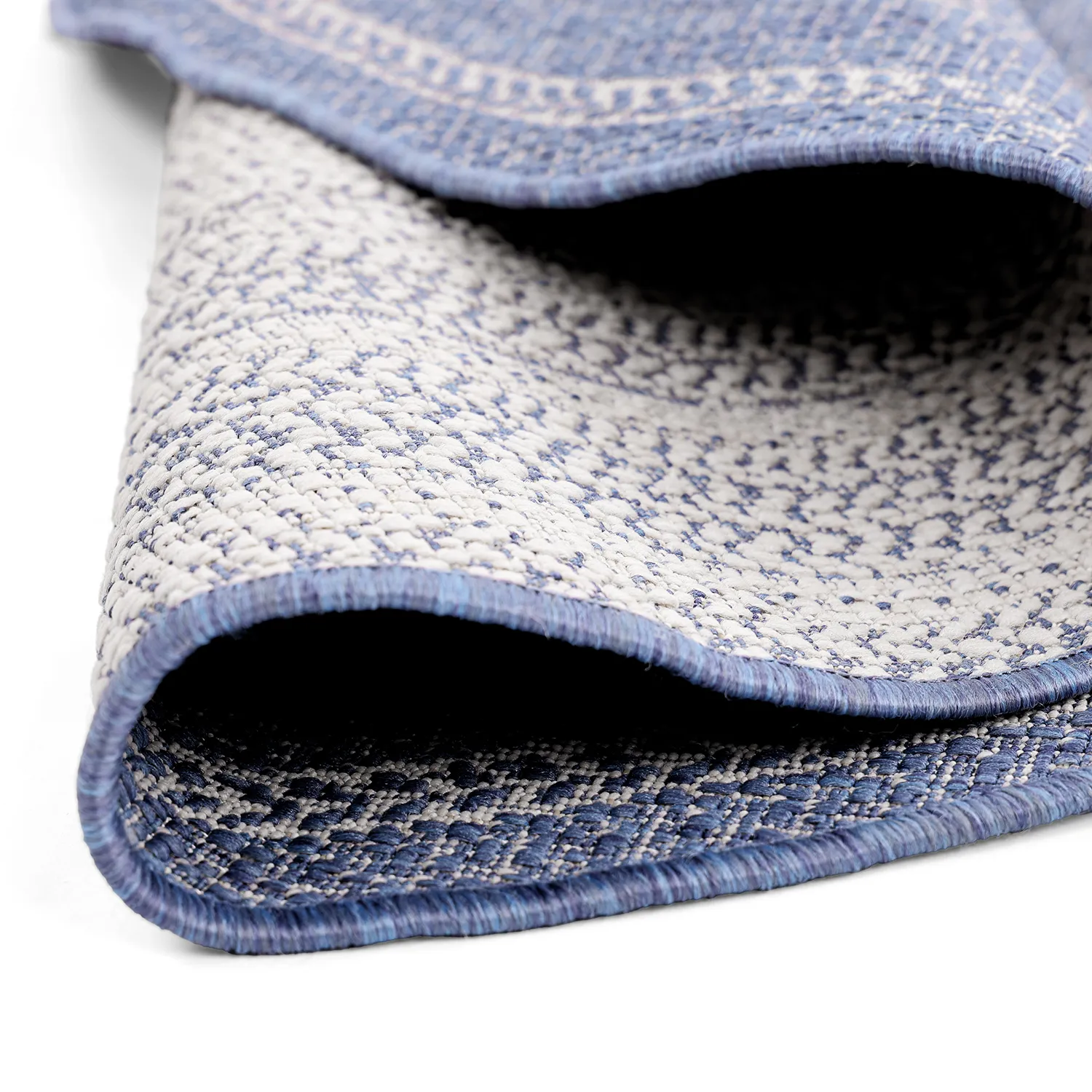 Round rug - Indoor/Outdoor Angus (blue)
