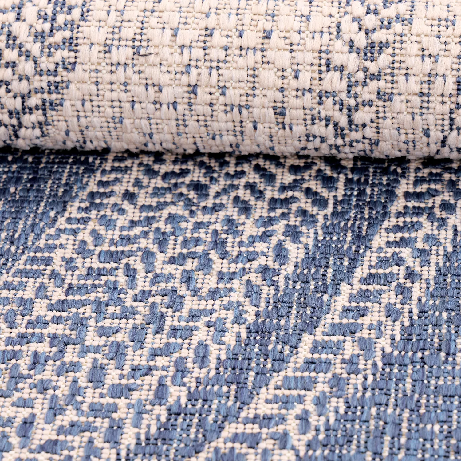 Round rug - Indoor/Outdoor Angus (blue)