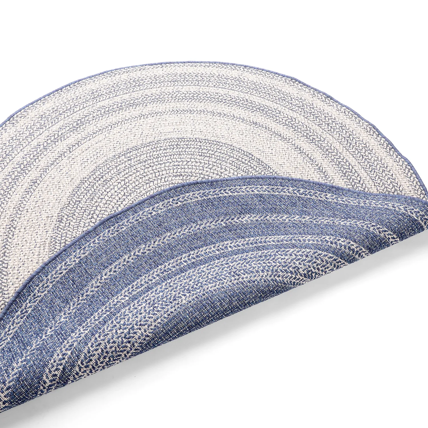 Round rug - Indoor/Outdoor Angus (blue)