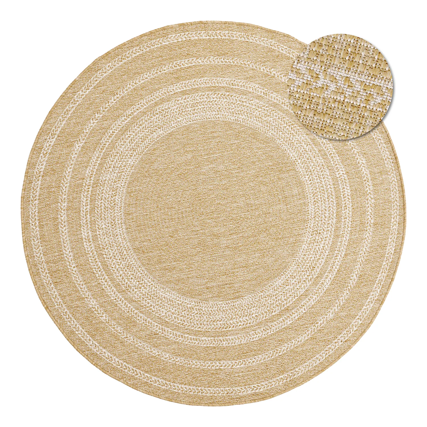Round rug - Indoor/Outdoor Angus (nature)