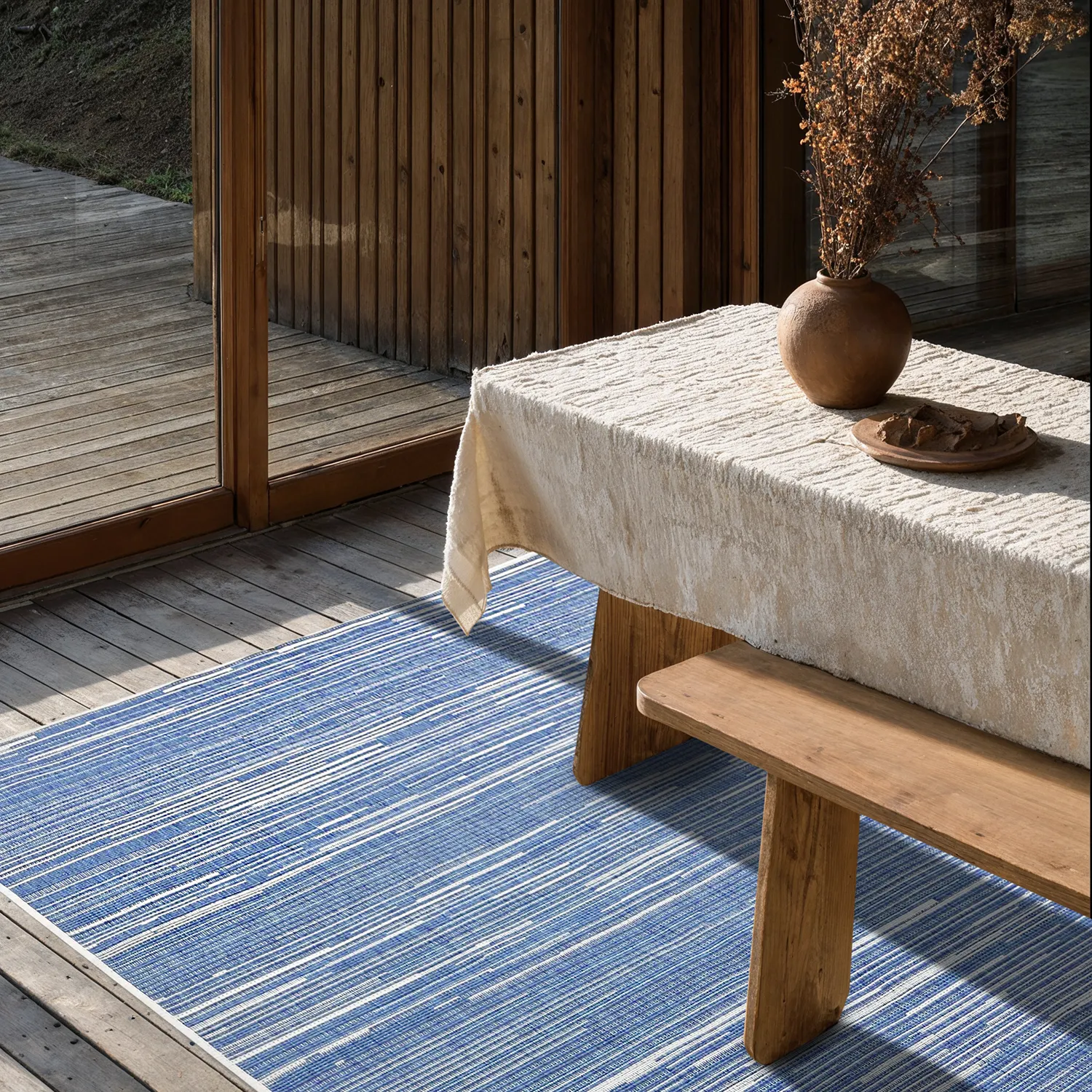 Indoor/Outdoor rug - utomhusmatta - Arcata (blue)