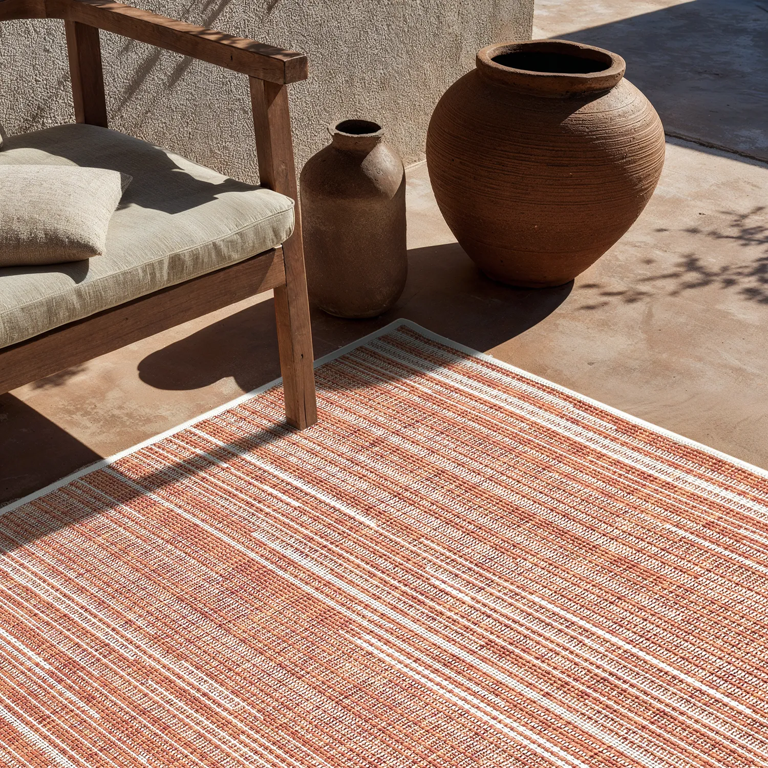 Indoor/Outdoor rug - utomhusmatta - Arcata (red)