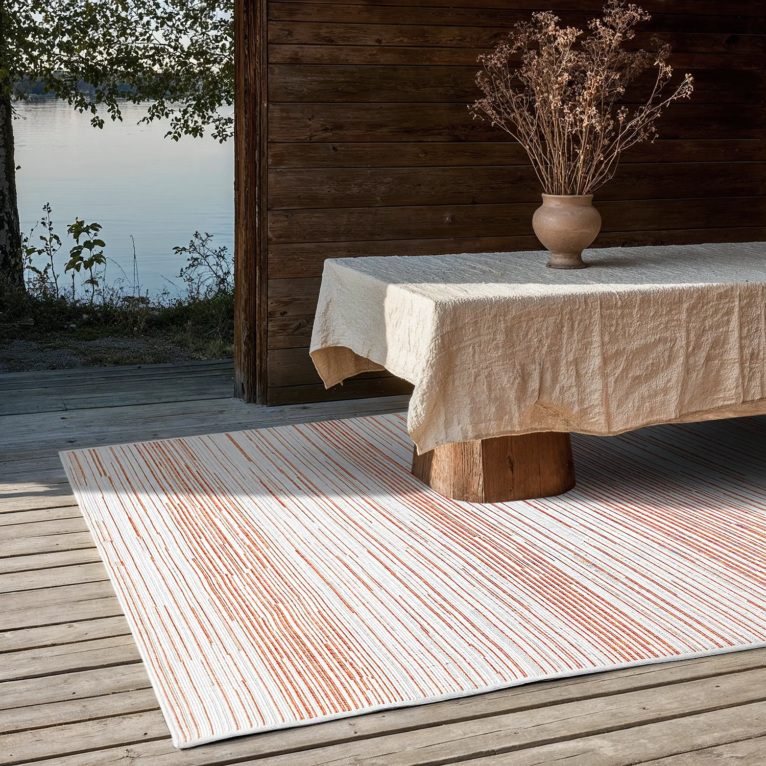 Indoor/Outdoor rug - utomhusmatta - Arcata (red)