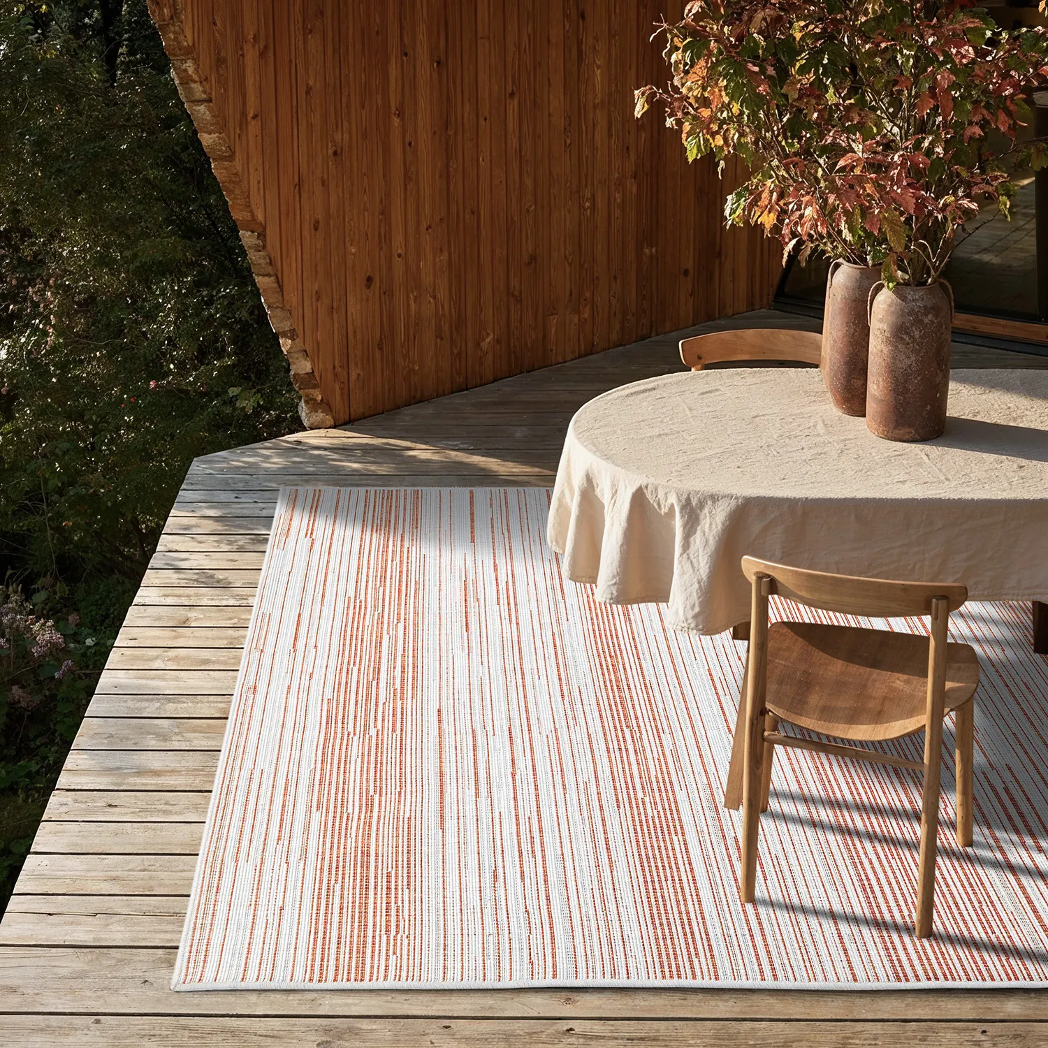 Indoor/Outdoor rug - utomhusmatta - Arcata (red)