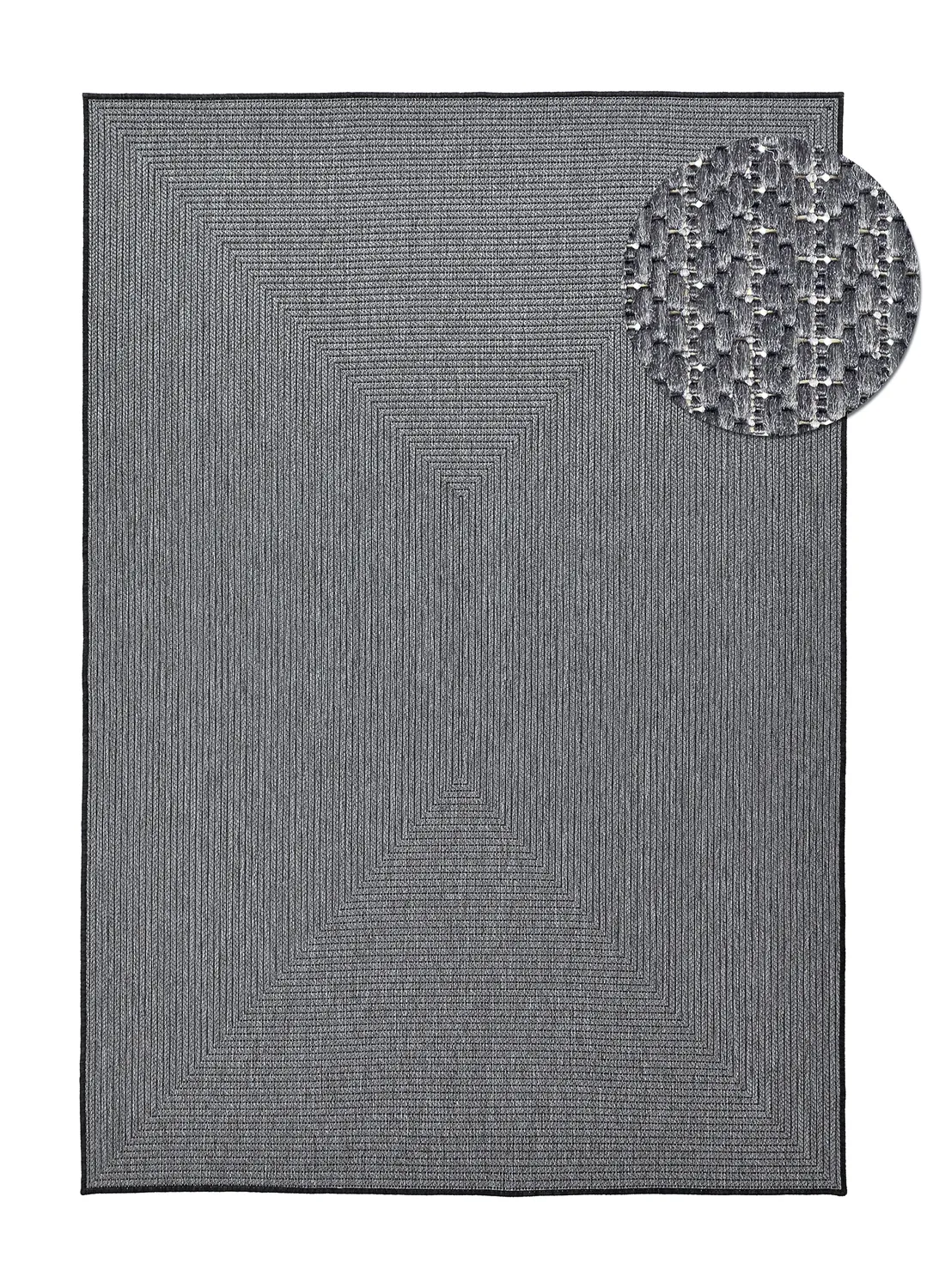 Indoor/Outdoor rug - utomhusmatta - Arlo (black)