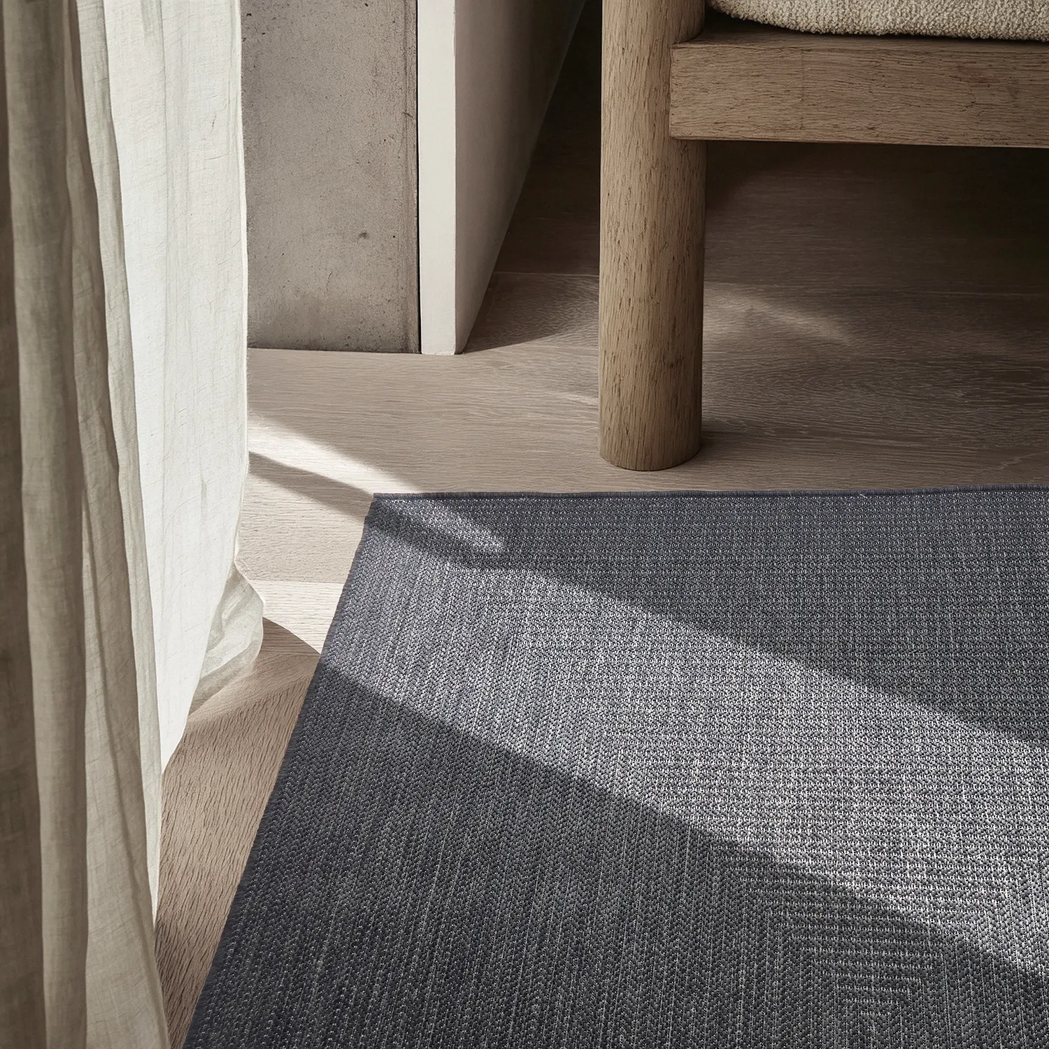 Indoor/Outdoor rug - utomhusmatta - Arlo (black)