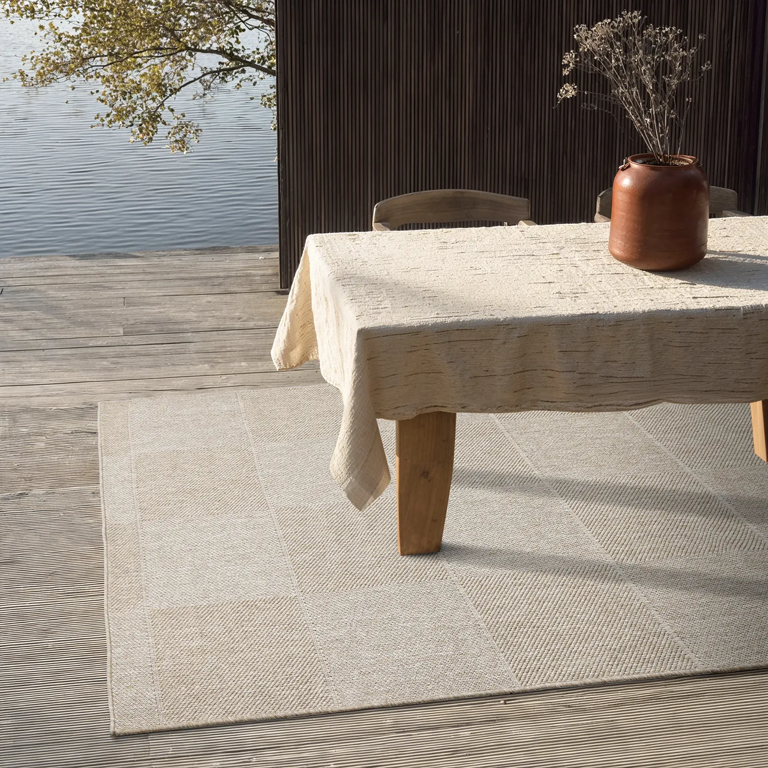 Indoor/Outdoor rug - utomhusmatta - Ava (beige)