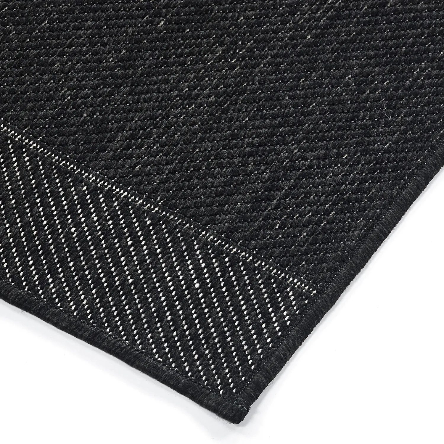 Indoor/Outdoor rug - utomhusmatta - Ava (black)