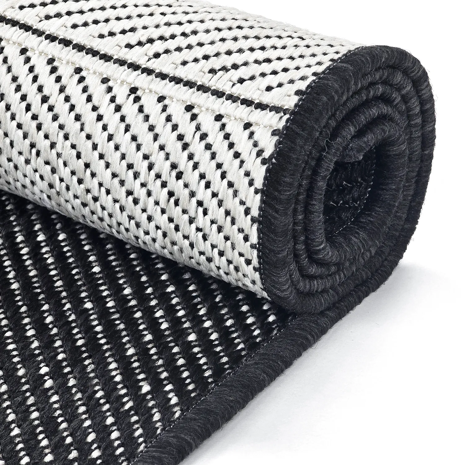 Indoor/Outdoor rug - utomhusmatta - Ava (black)