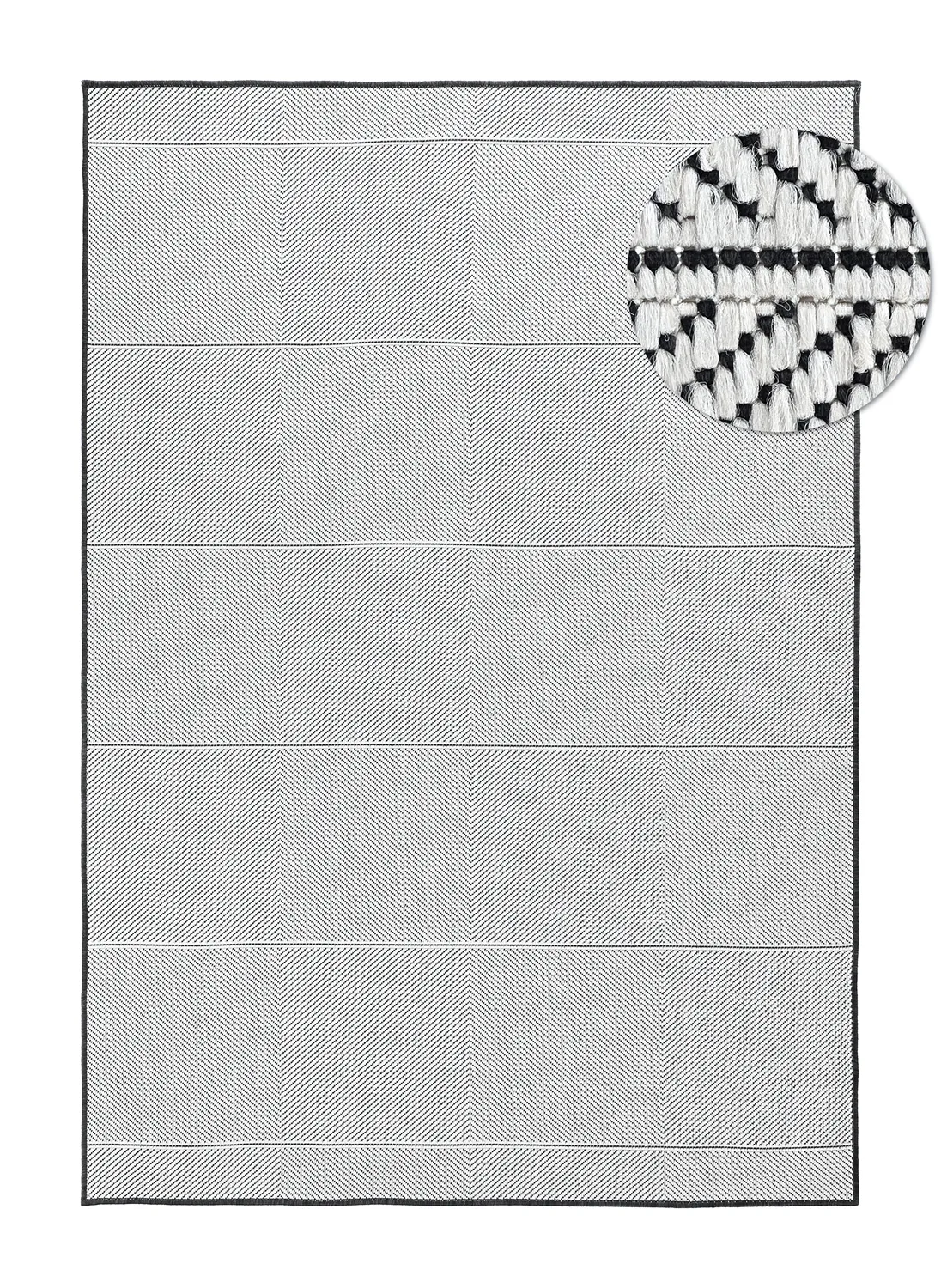 Indoor/Outdoor rug - utomhusmatta - Ava (black)