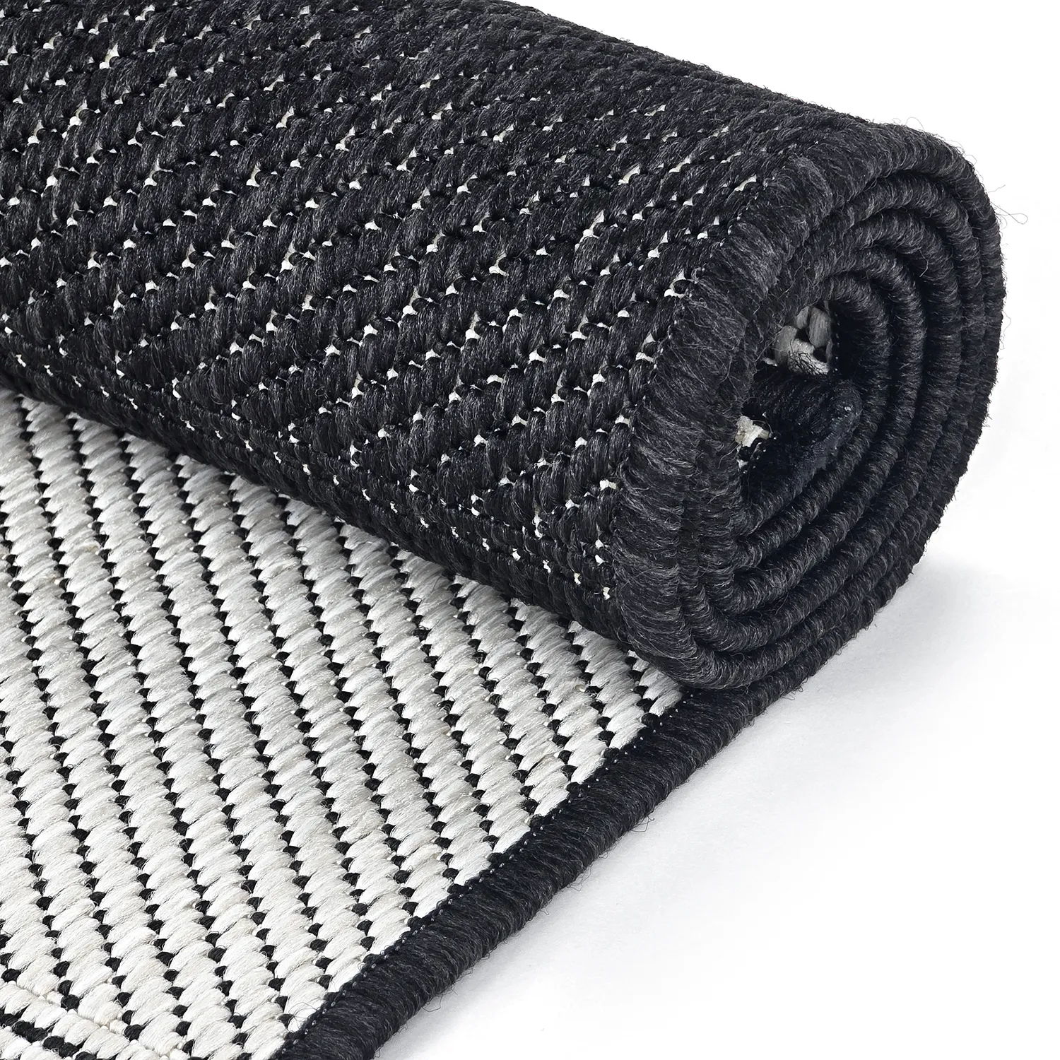 Indoor/Outdoor rug - utomhusmatta - Ava (black)