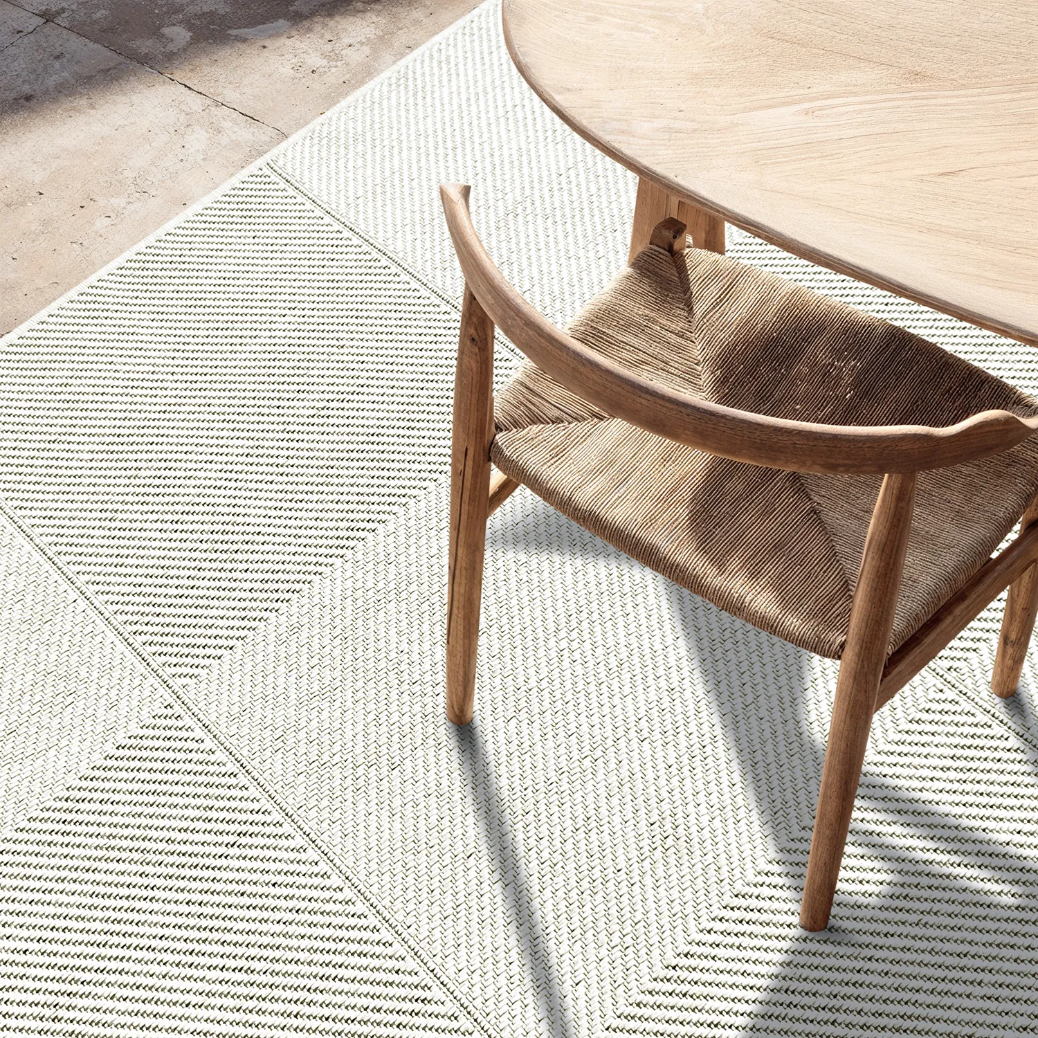 Indoor/Outdoor rug - utomhusmatta - Ava (white)