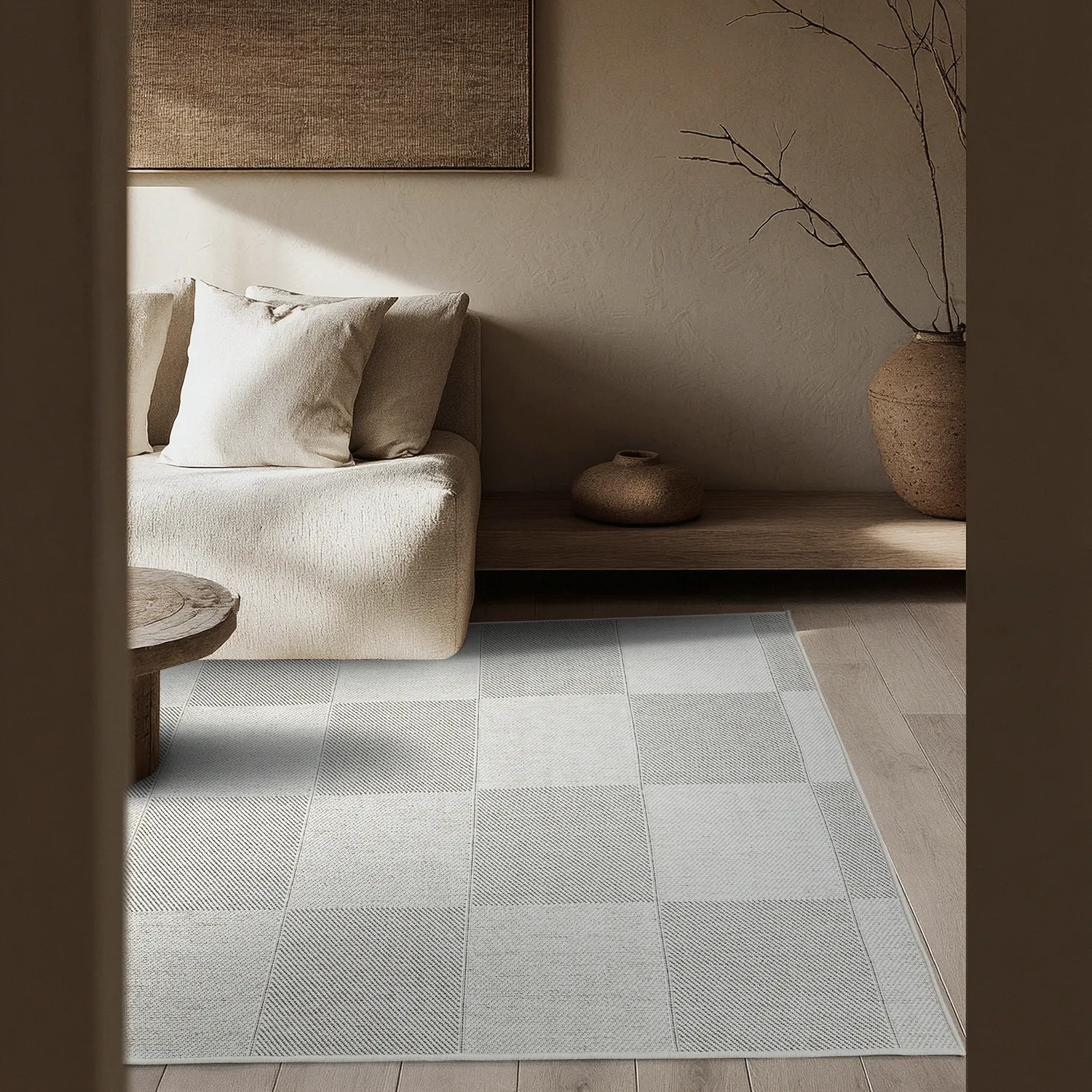 Indoor/Outdoor rug - utomhusmatta - Ava (white)