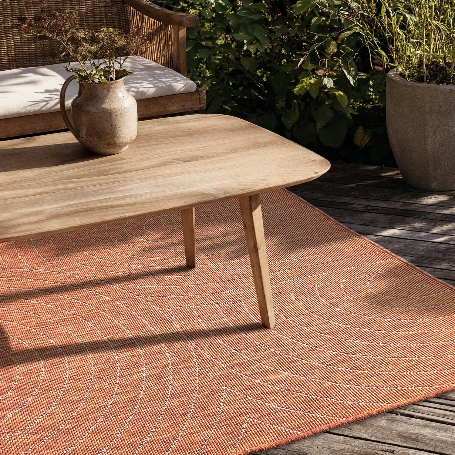 Indoor/Outdoor rug - utomhusmatta - Hayden (red)