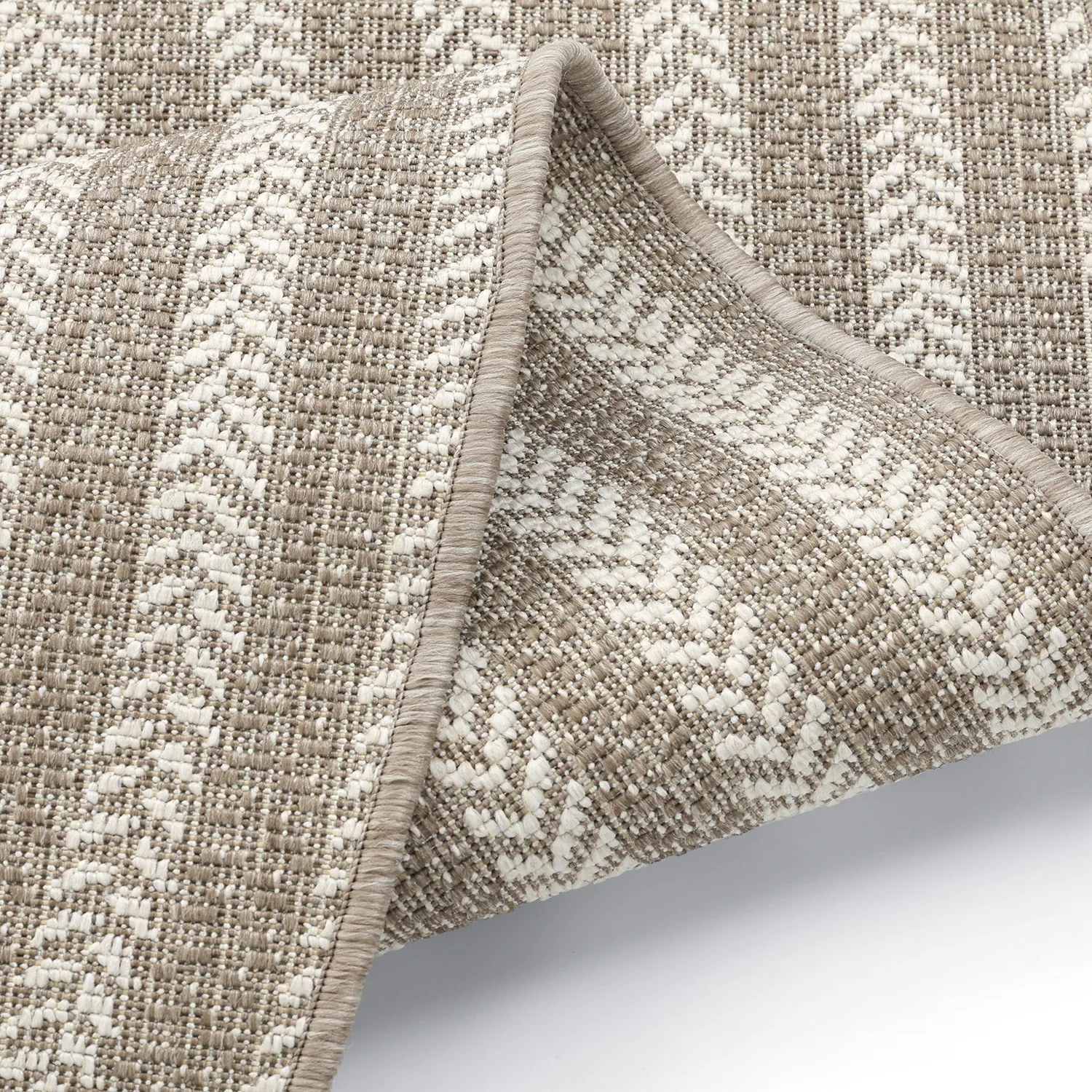Oval rug - Indoor/outdoor Leander (beige)