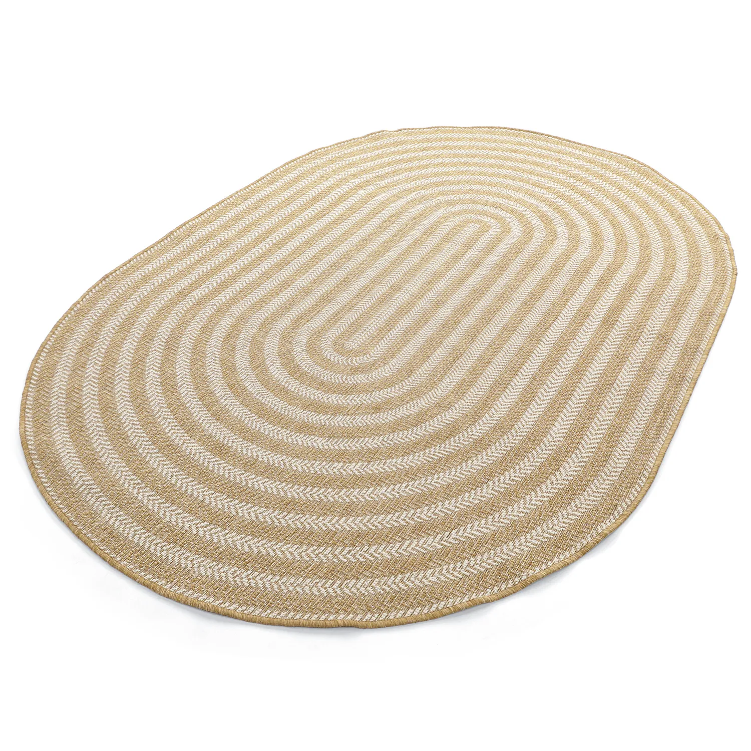 Oval rug - Indoor/outdoor Leander (nature)