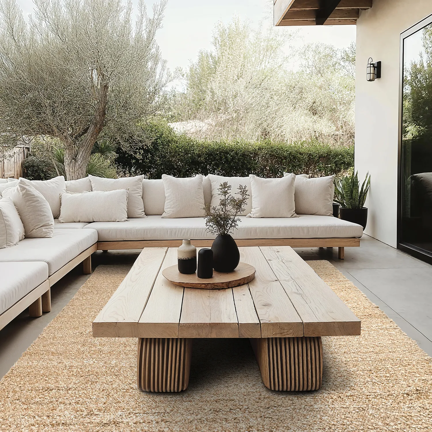 Indoor/Outdoor rug - Milford Wool Look (beige)