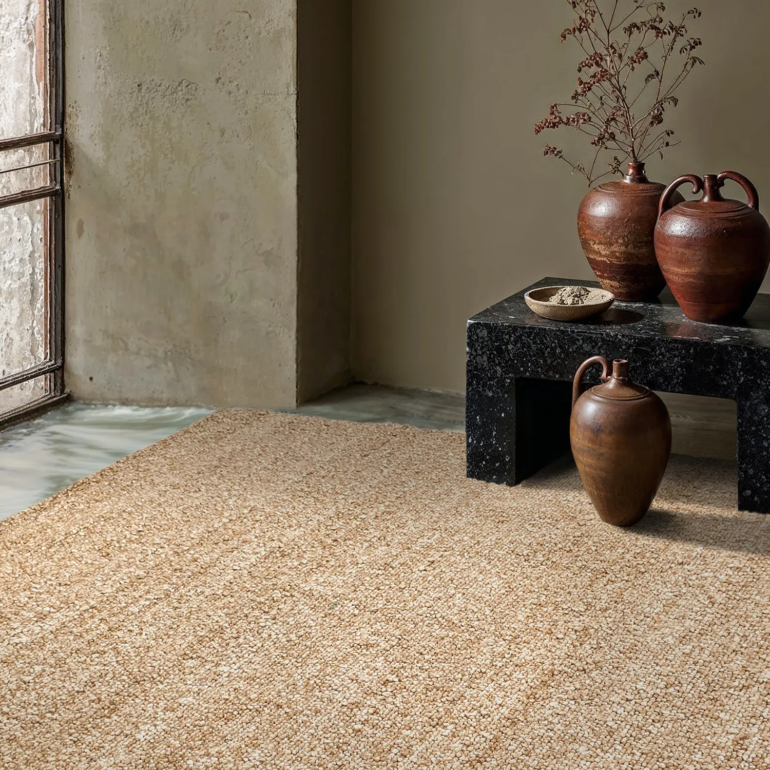 Indoor/Outdoor rug - Milford Wool Look (beige)