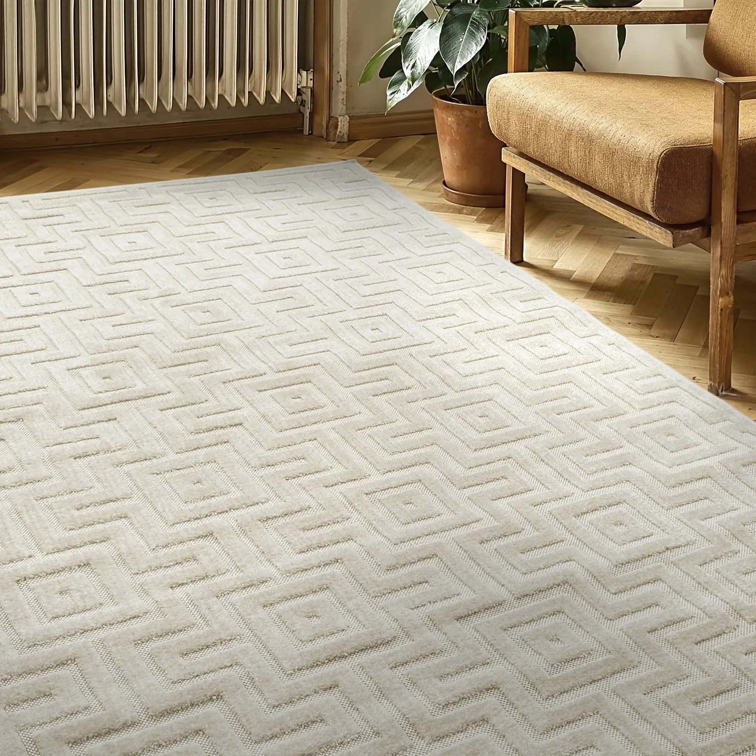 Shaggy Indoor/Outdoor - Oneida (cream)