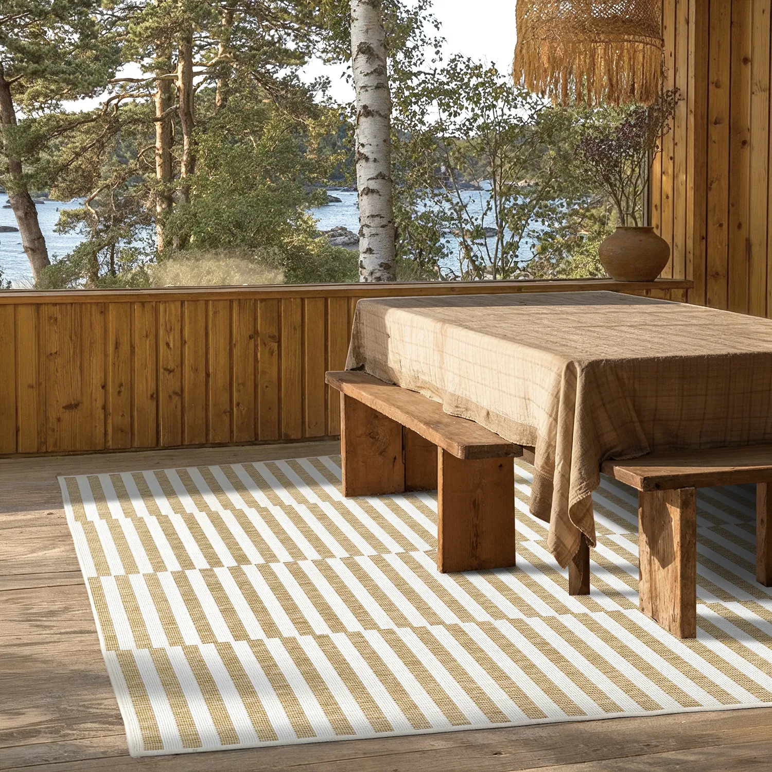 Indoor/Outdoor rug - utomhusmatta - Otto (nature)