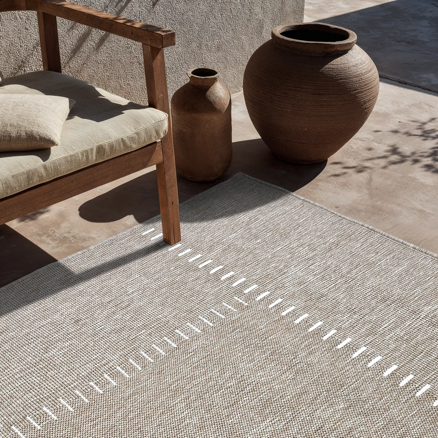 Indoor/Outdoor rug - utomhusmatta - Rhea (beige)
