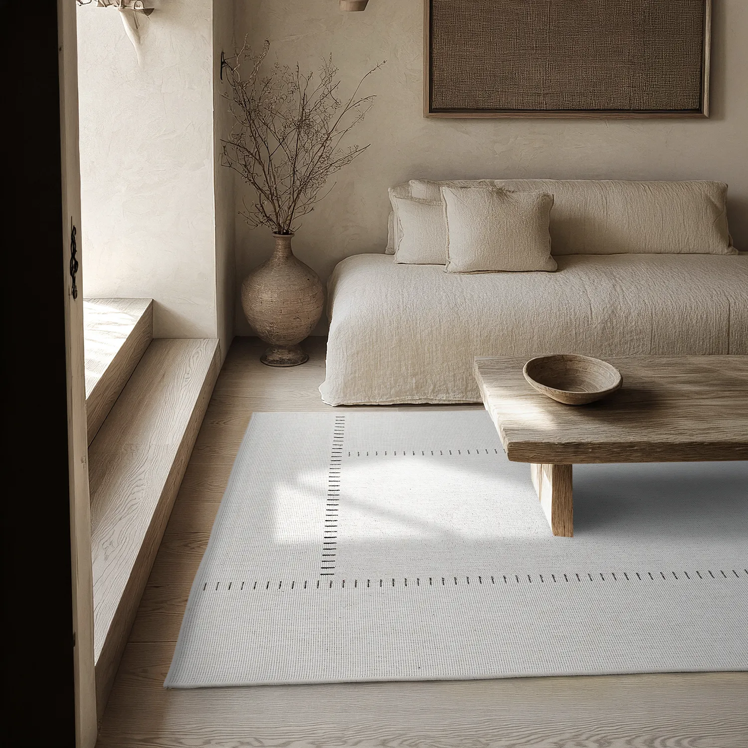 Indoor/Outdoor rug - utomhusmatta - Rhea (white)