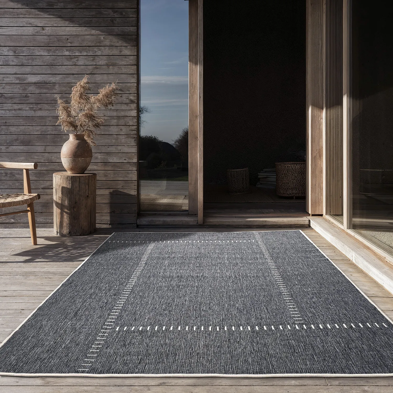 Indoor/Outdoor rug - utomhusmatta - Rhea (white)
