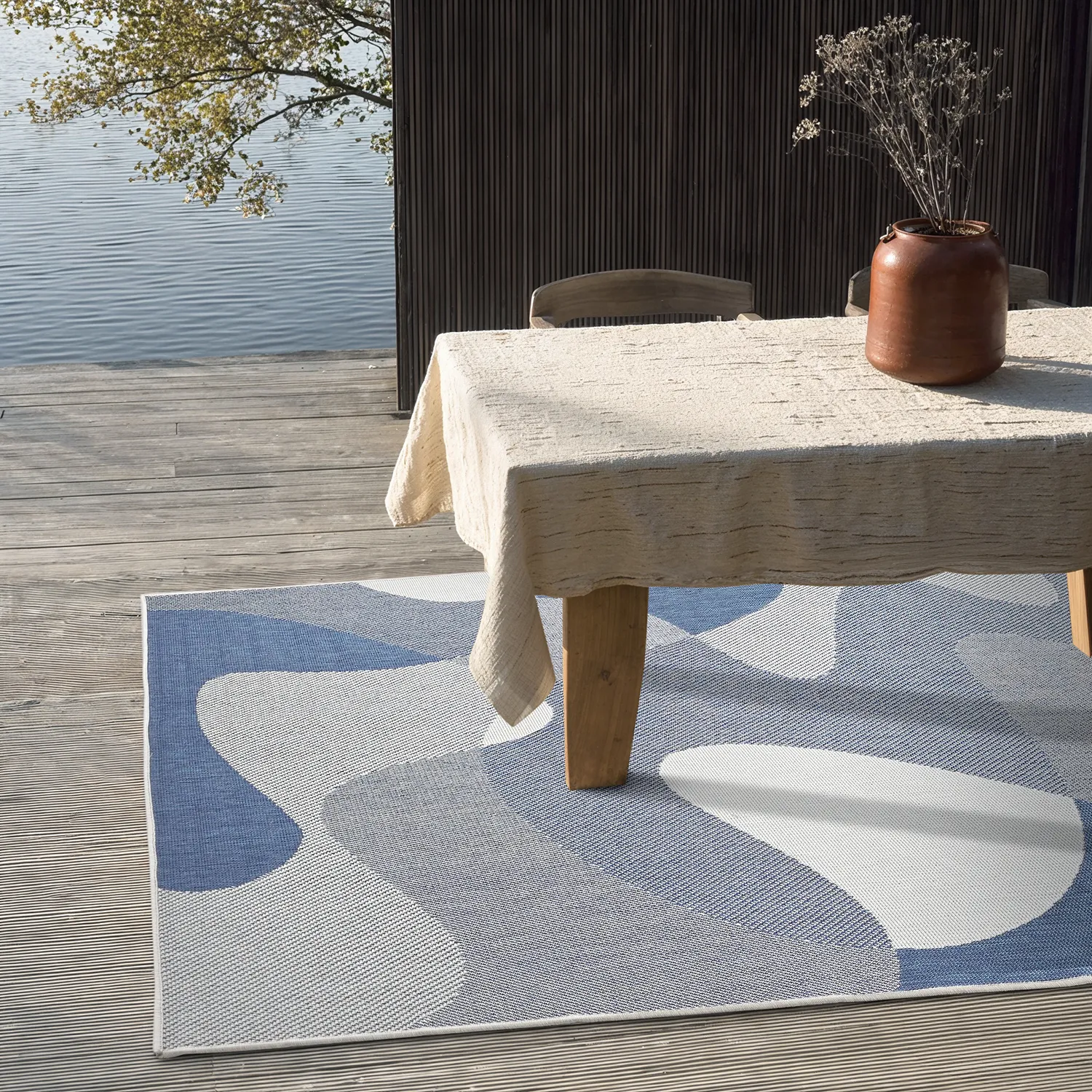 Indoor/Outdoor rug - utomhusmatta - Somerville (blue)