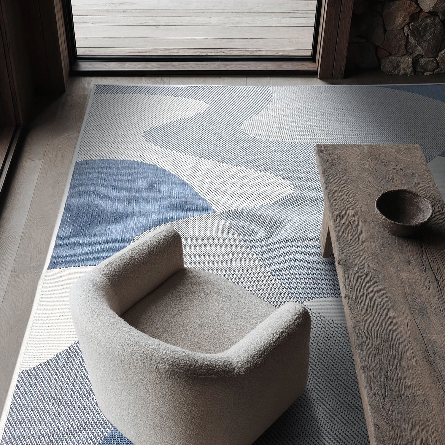Indoor/Outdoor rug - utomhusmatta - Somerville (blue)