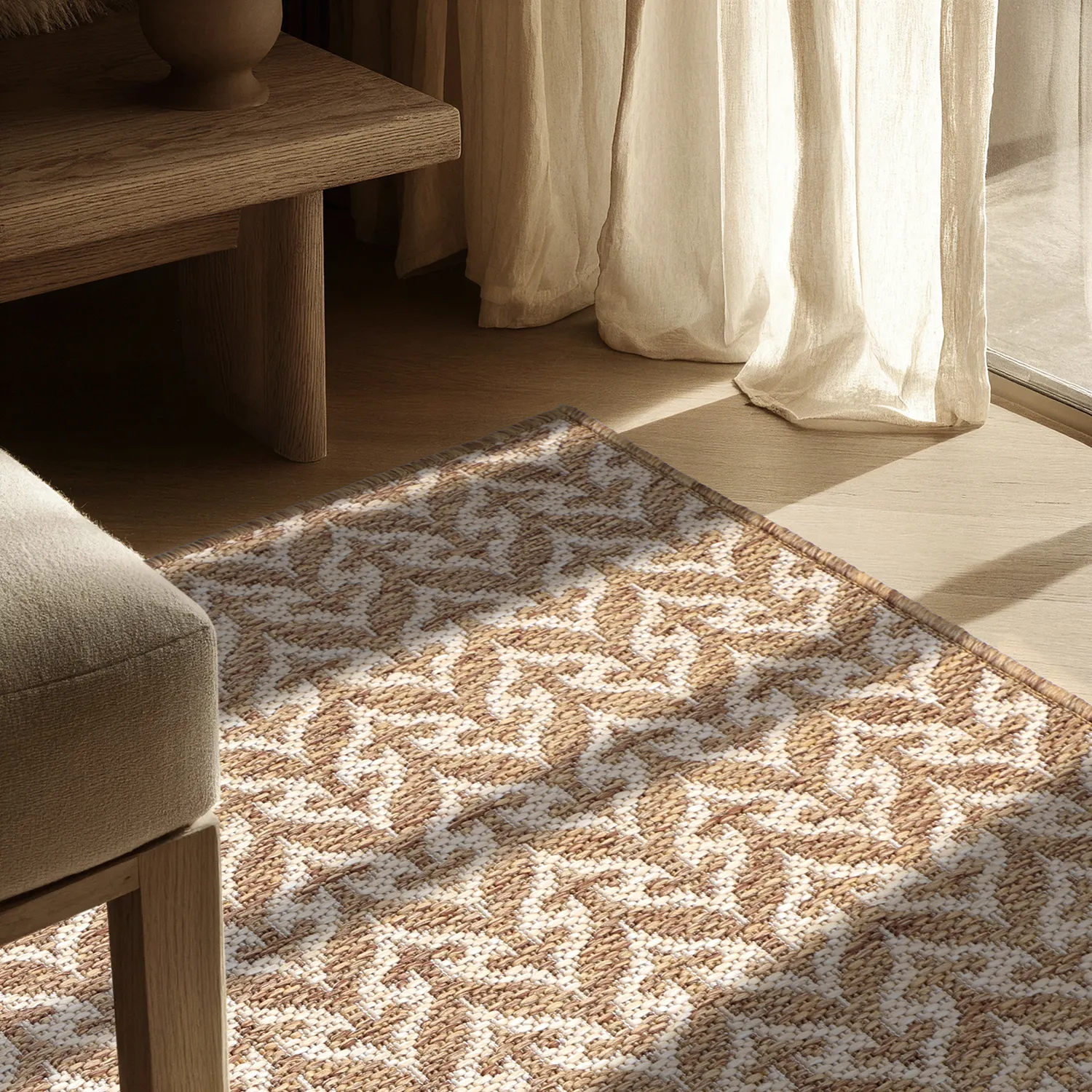 Indoor/Outdoor rug - Sfax (brown)