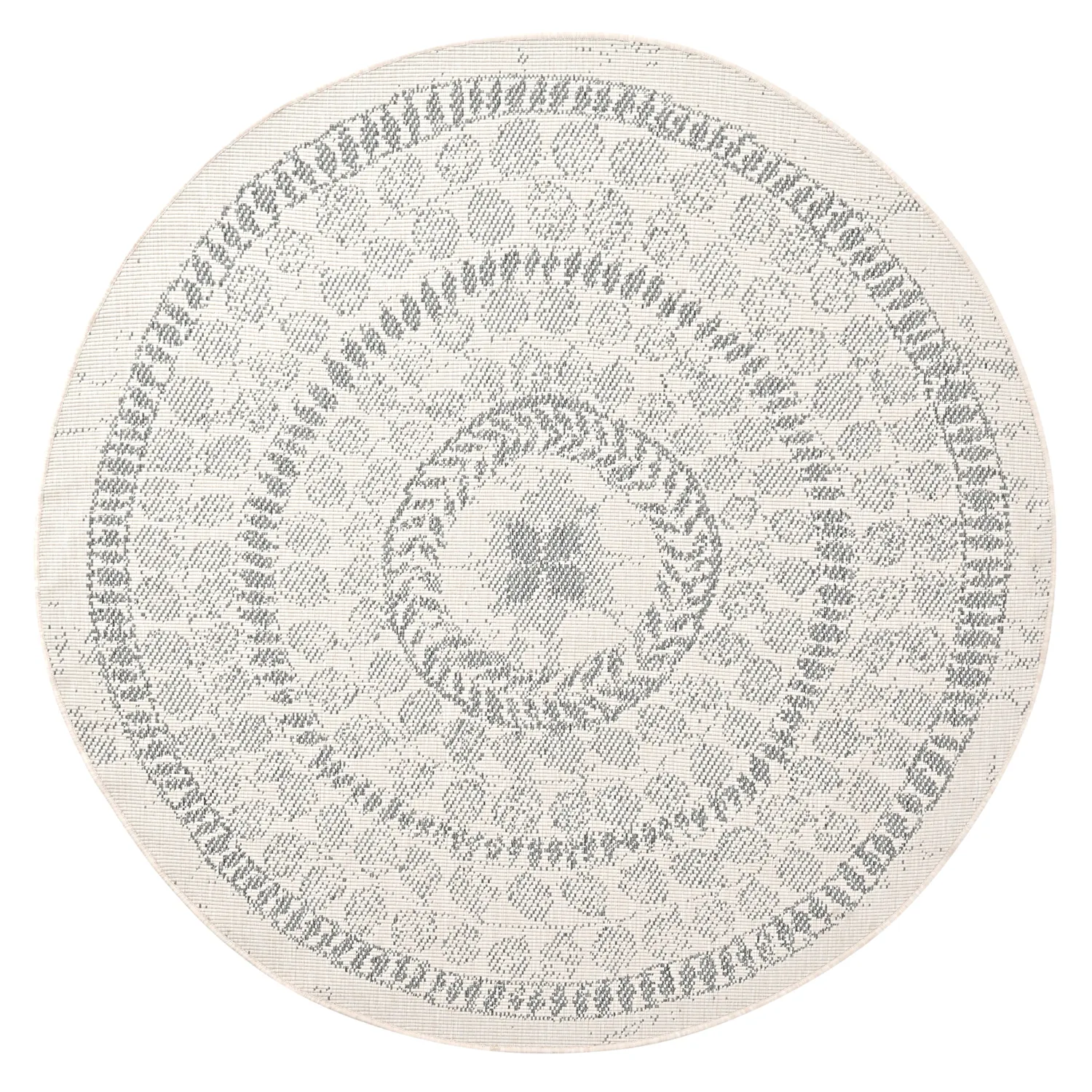 Round rug - Indoor/Outdoor Malcolm (grey)