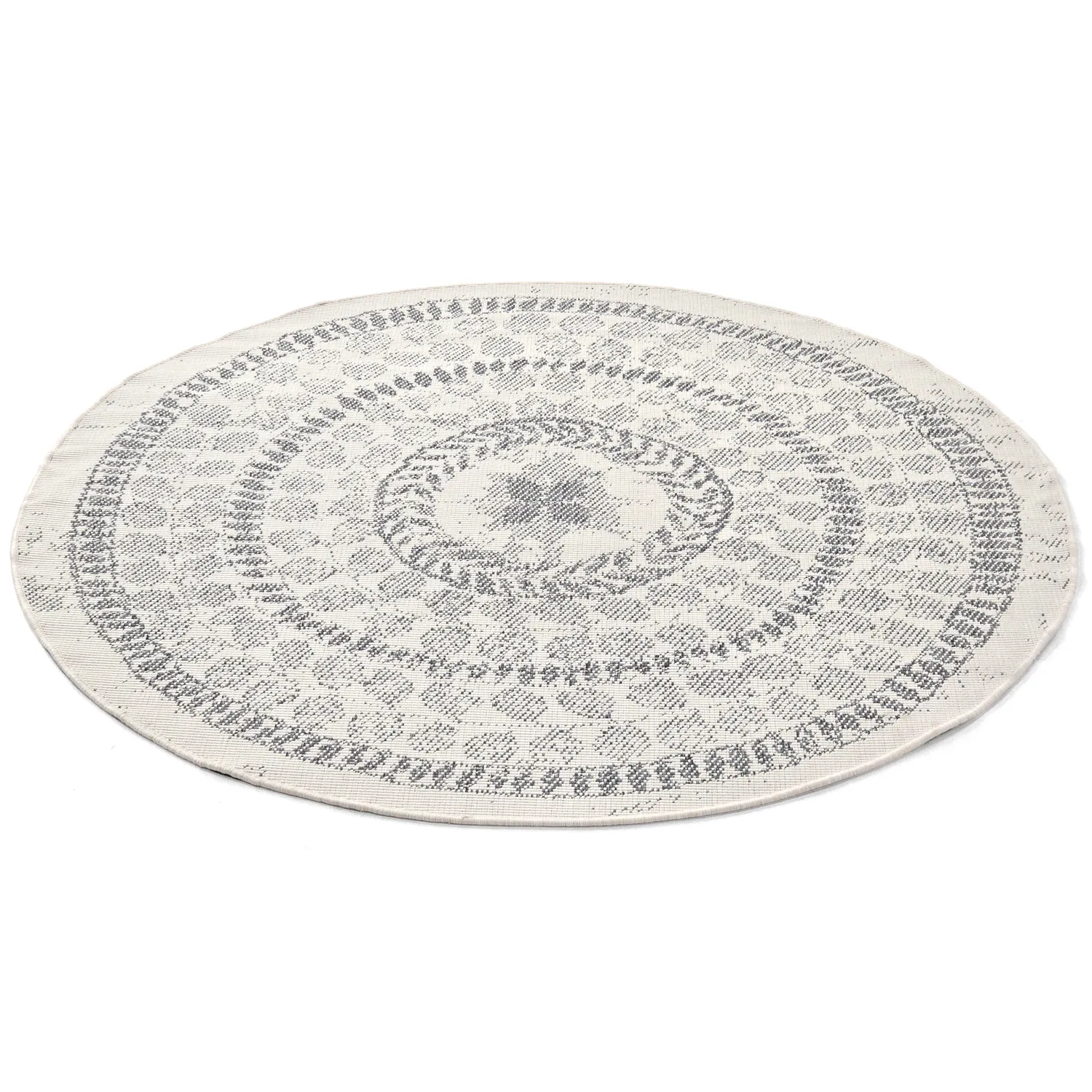 Round rug - Indoor/Outdoor Malcolm (grey)
