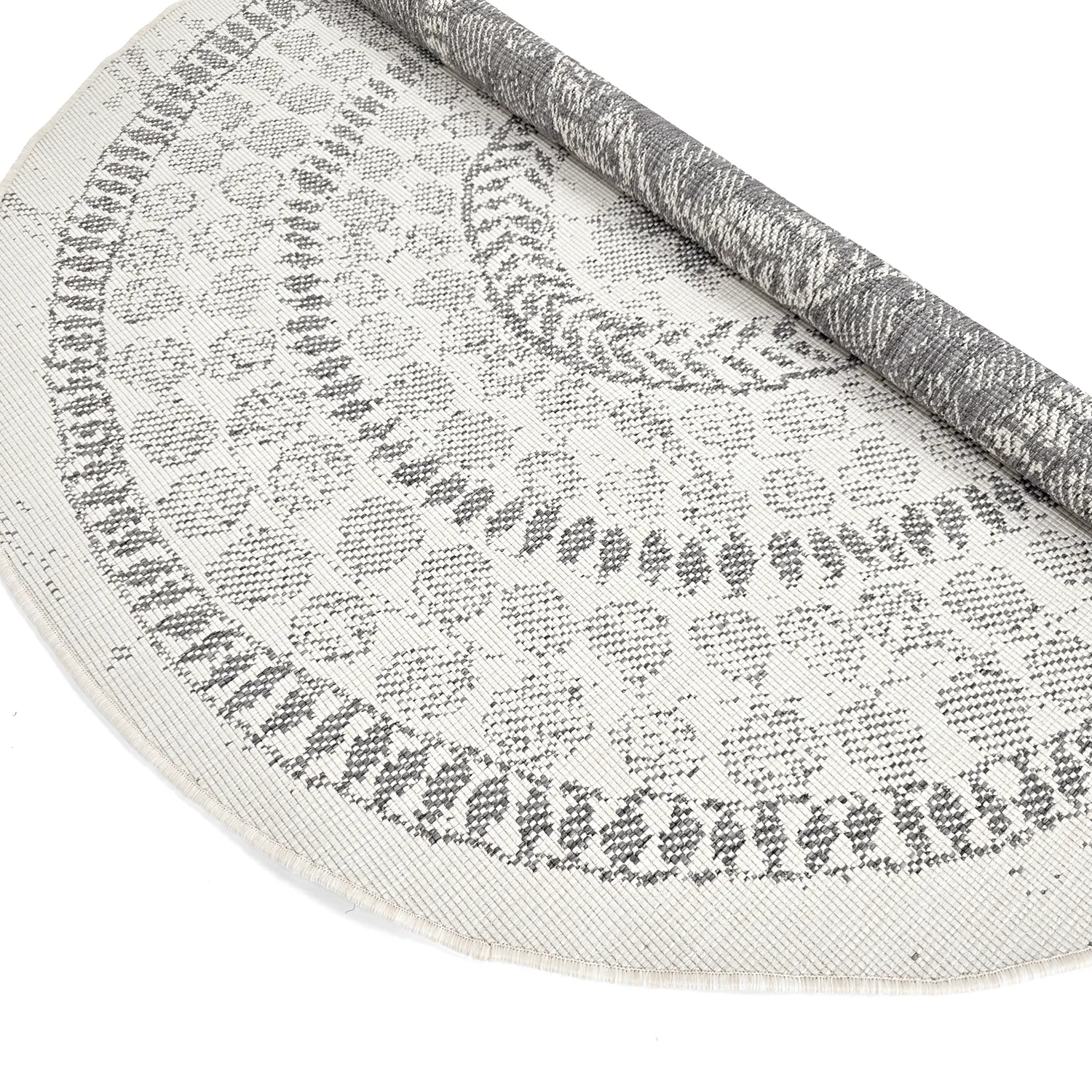 Round rug - Indoor/Outdoor Malcolm (grey)