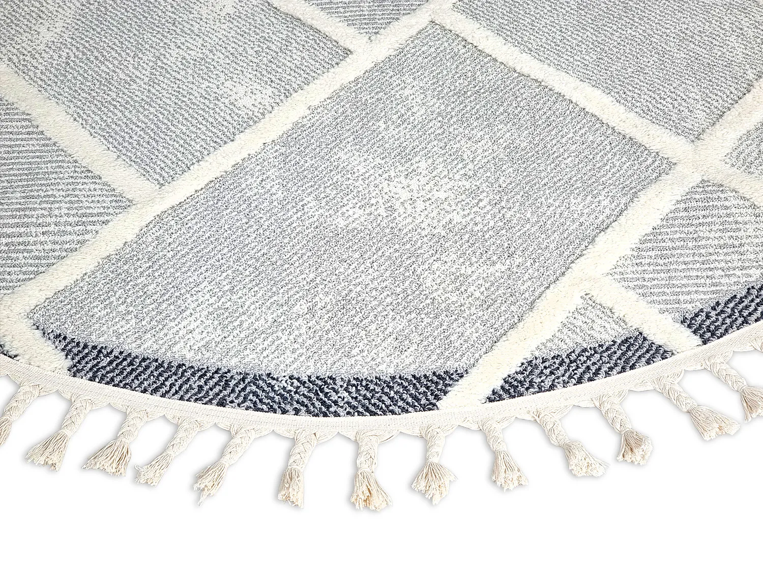Round rug - Boston (grey)