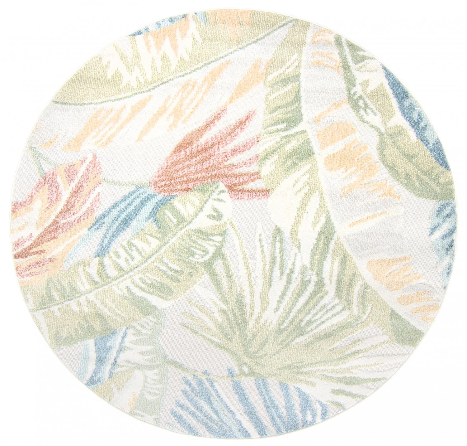 Round rug - Indoor/Outdoor Havana (cream/multi)