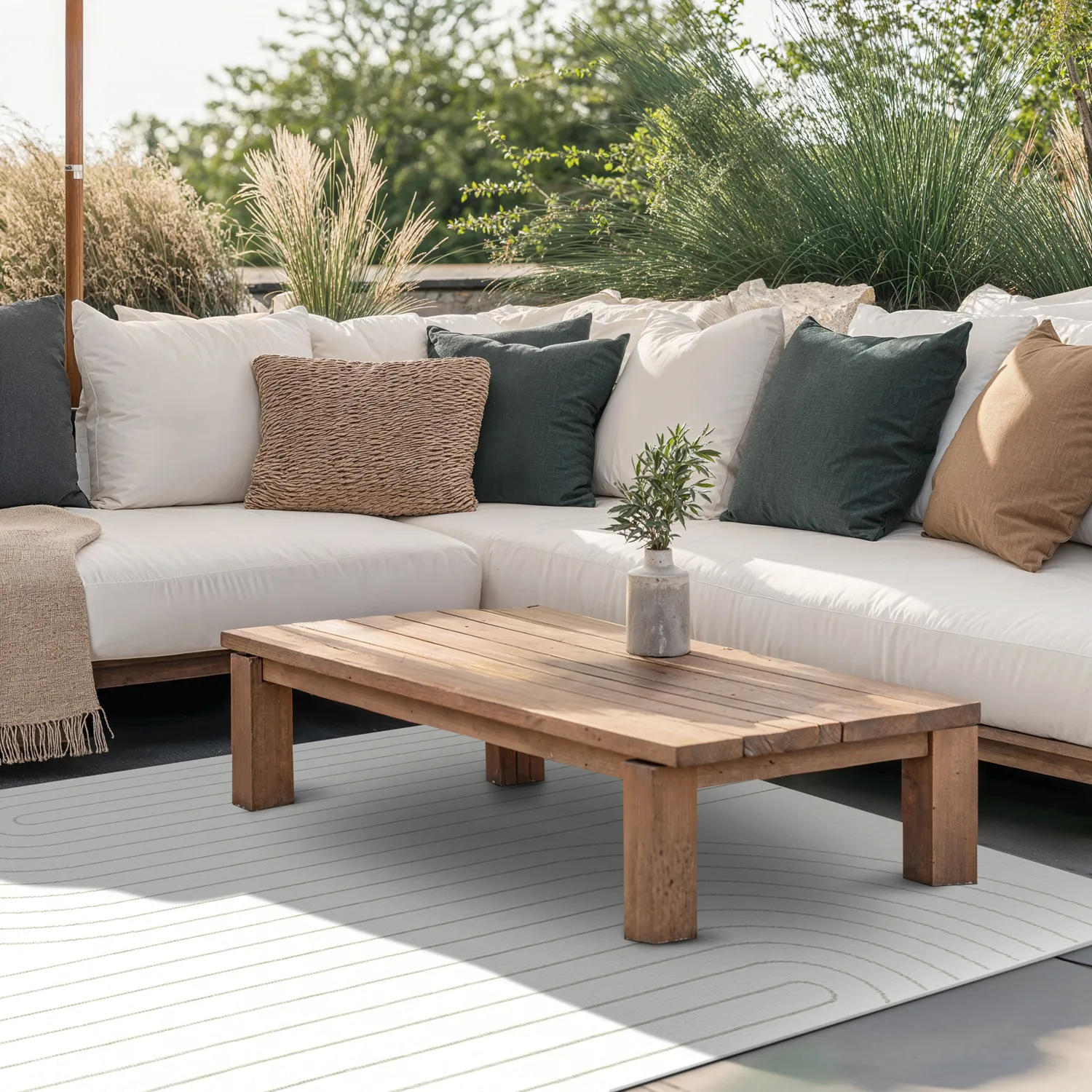 Indoor/Outdoor rug - Gordo (gray)