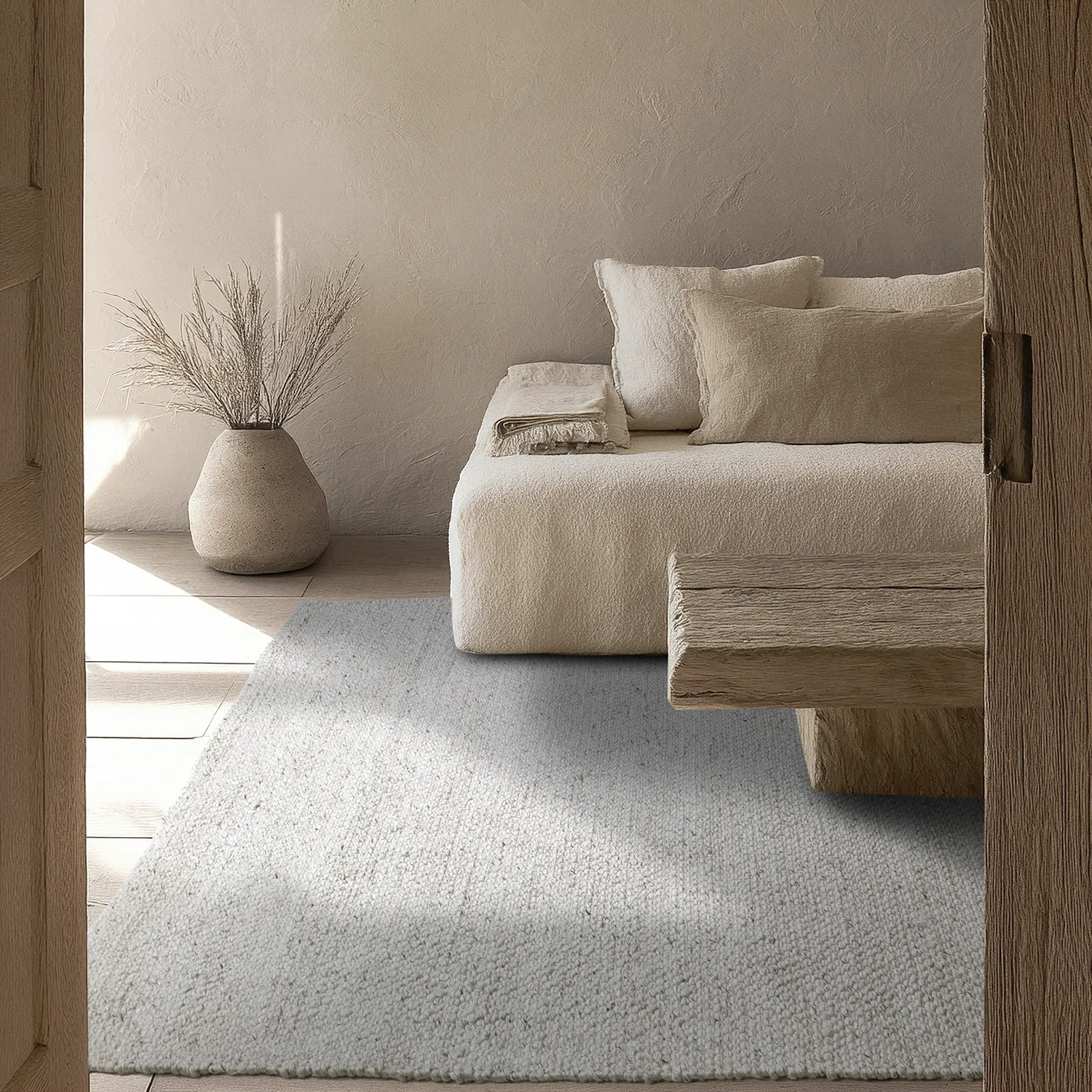 Indoor/Outdoor rug - Arco Wool Look (grey/beige)