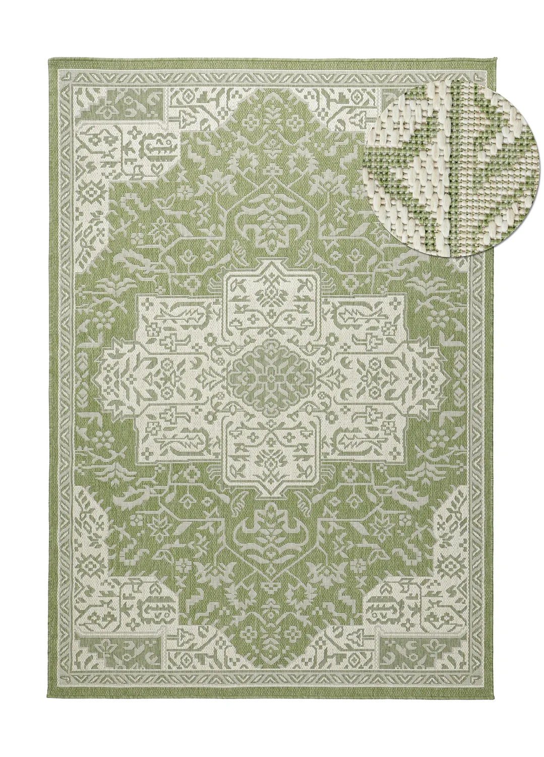 Indoor/Outdoor rug - Dhamar (green)