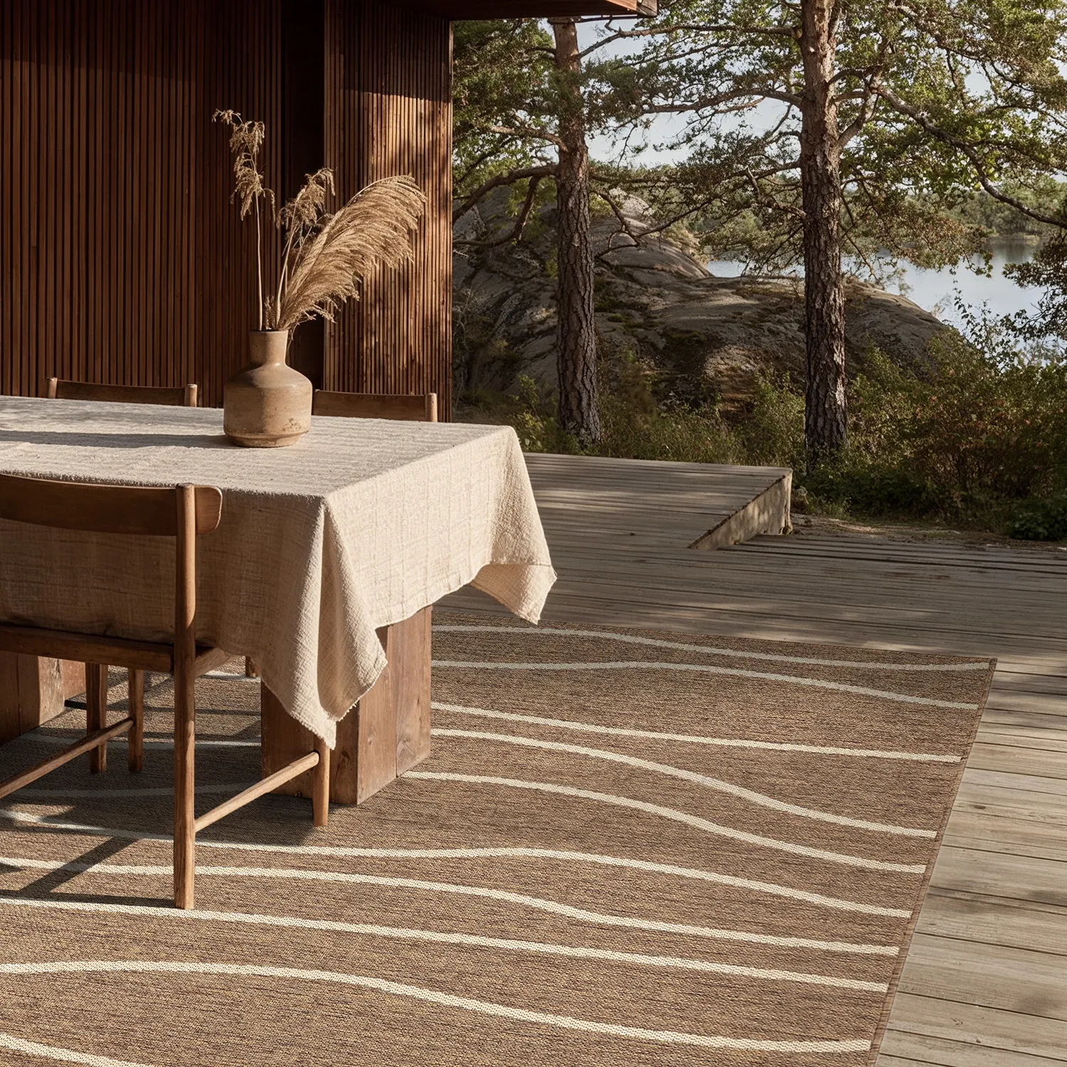 Indoor/Outdoor rug - Djerba (brown)
