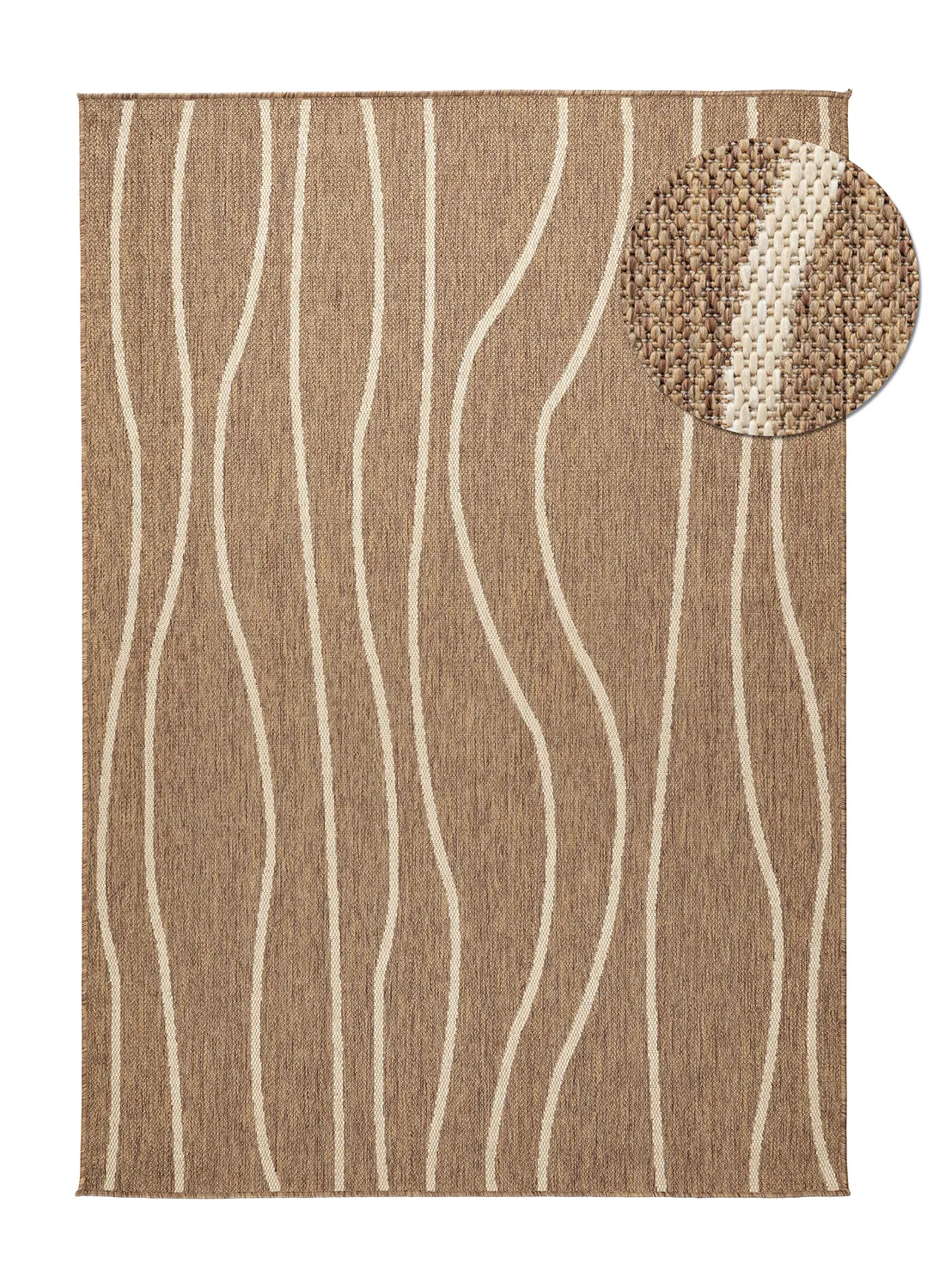 Indoor/Outdoor rug - Djerba (brown)