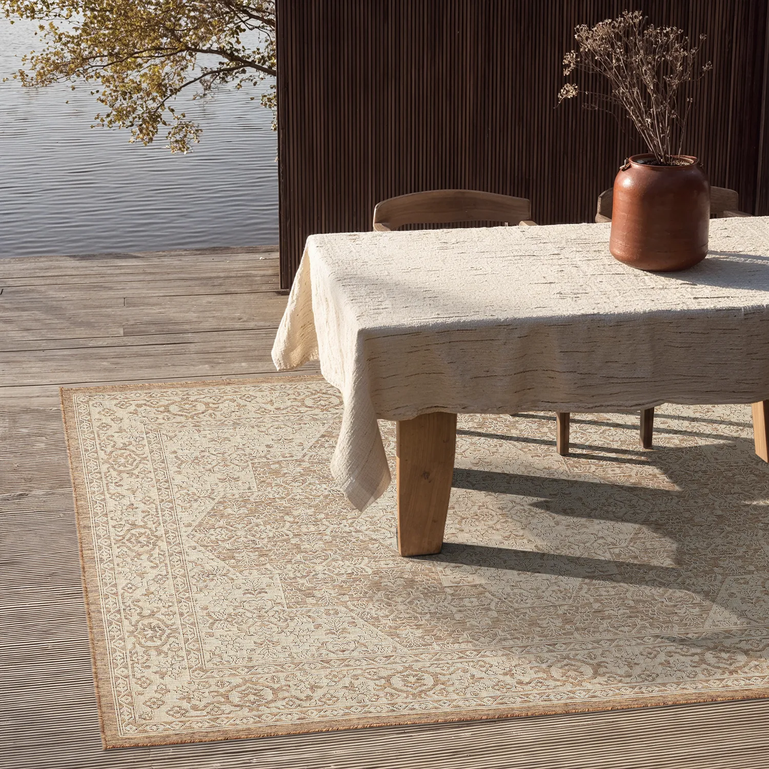 Indoor/Outdoor rug - Mekele (brown)