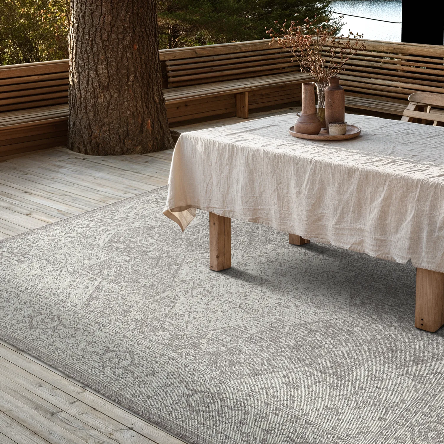 Indoor/Outdoor rug - Mekele (taupe)