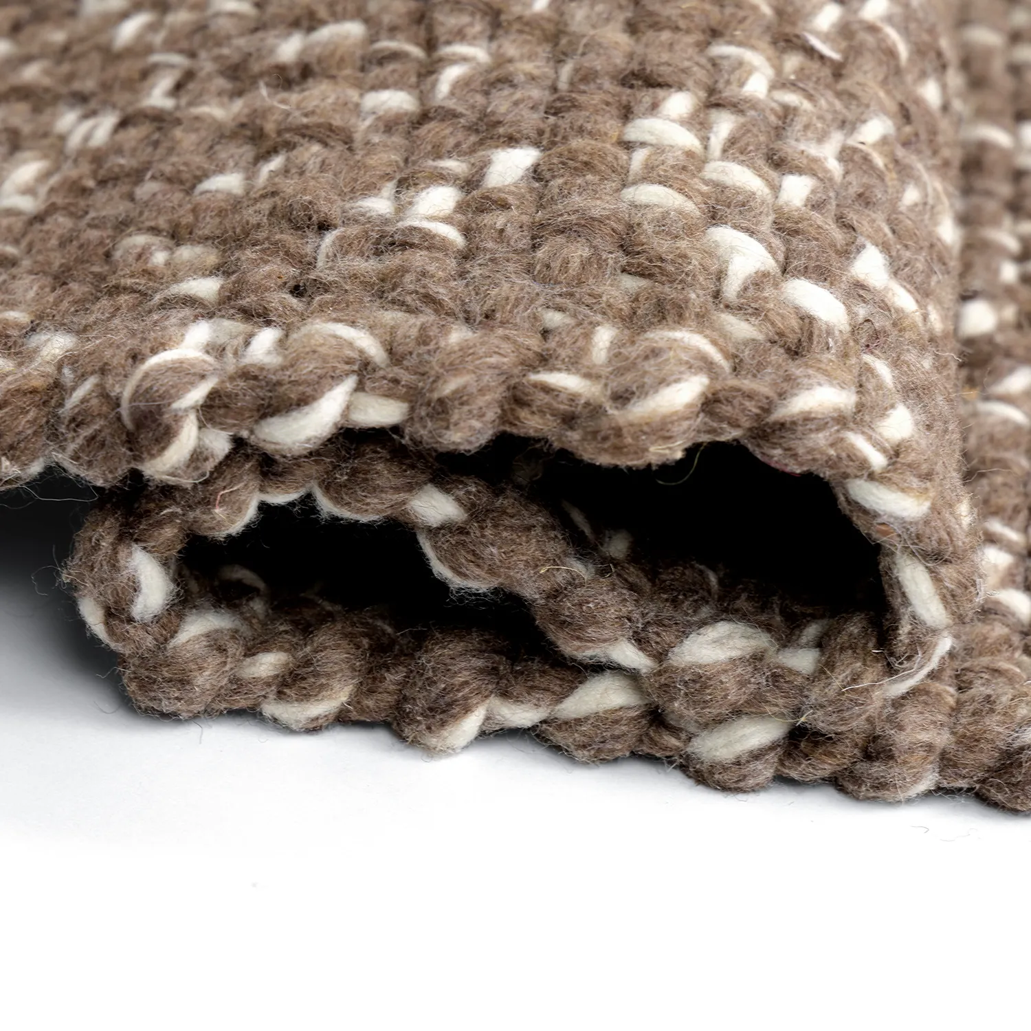Indoor/Outdoor rug - Orta Wool Look (brown)