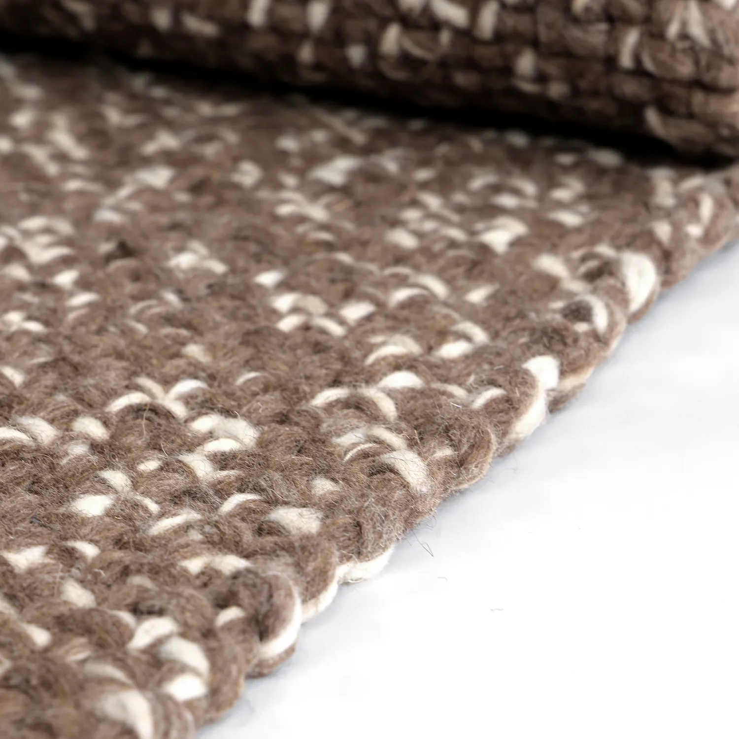 Indoor/Outdoor rug - Orta Wool Look (brown)