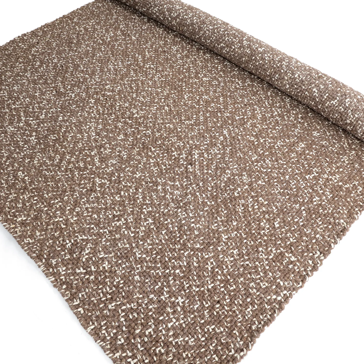 Indoor/Outdoor rug - Orta Wool Look (brown)
